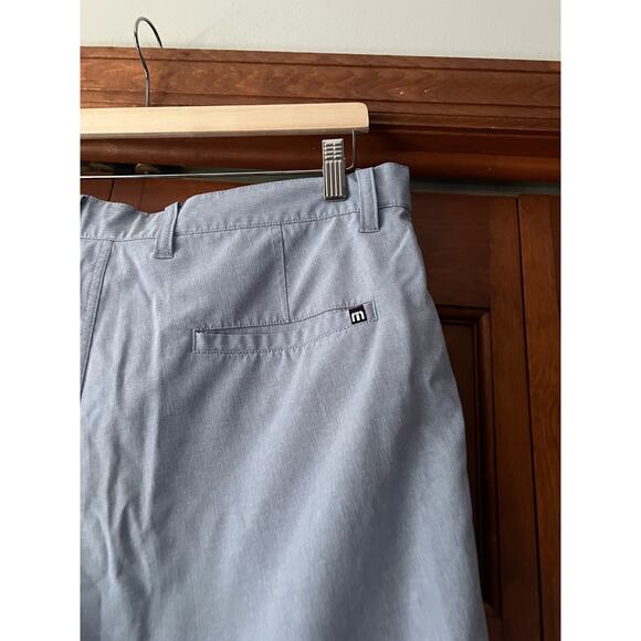 Travis Mathew Men's Beck Performance Golf Shorts 9.5" Inseam Blue Size 34 - Picture 7 of 11